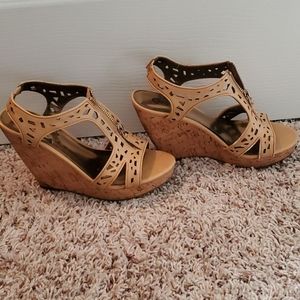 Tan wedges